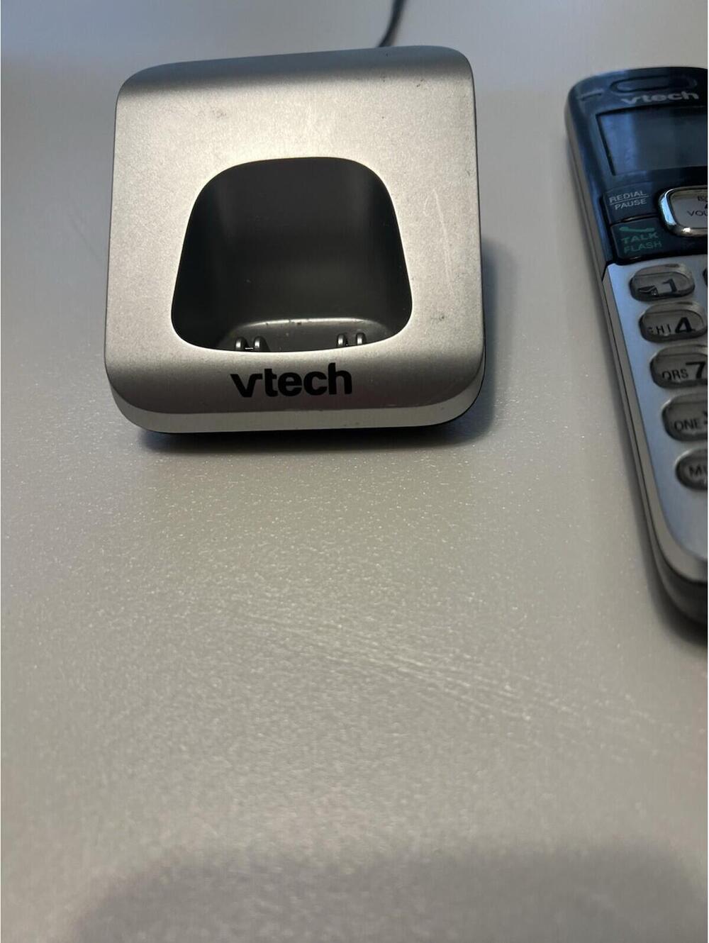 Vtech cs61719-2 Dect 6.0 silver cordless phone- only 1 phone